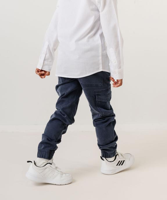 Pantalon cargo regular extensible garçon vue2 - GEMO (ENFANT) - GEMO