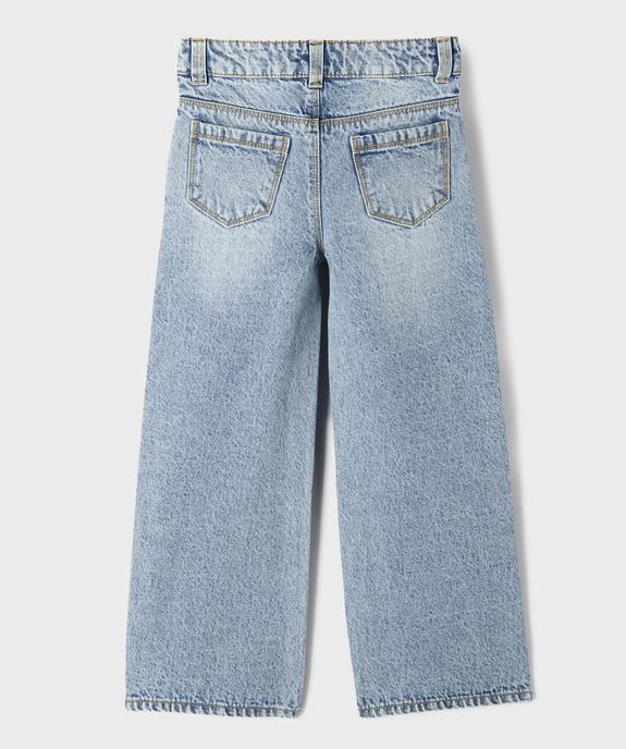 Jean Straight taille ajustable fille vue4 - GEMO 4G FILLE - GEMO