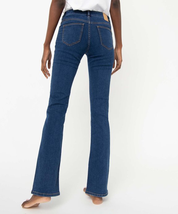 Jean coupe Bootcut taille normale femme - L30 vue3 - GEMO 4G FEMME - GEMO