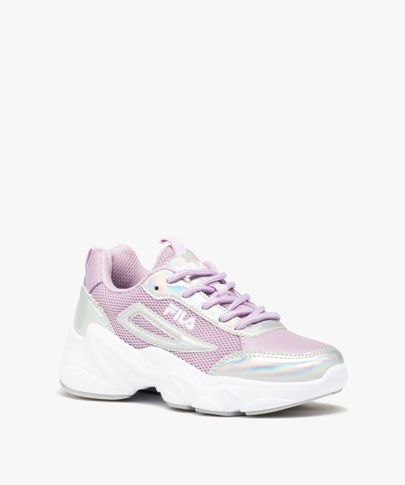 Baskets fille running en mesh et matière irisée – Fila Felice vue2 - FILA - GEMO
