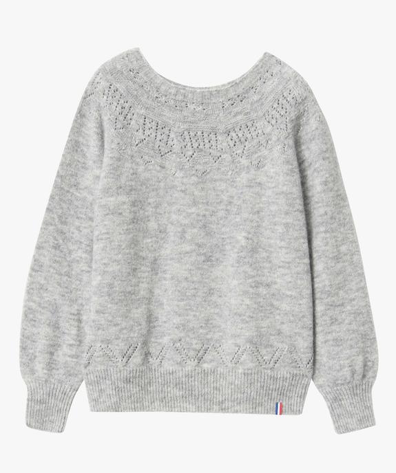 Pull femme en maille 3D innovante vue4 - GEMO(FEMME PAP) - GEMO
