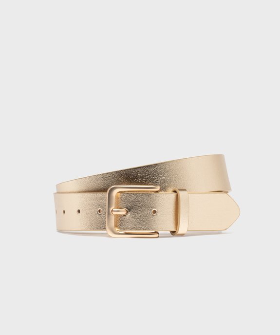 Ceinture large métallisée femme vue1 - GEMO (ACCESS) - GEMO