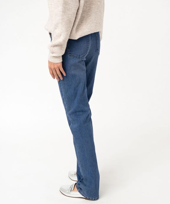 Jean Regular taille haute femme - Longueur L30 vue4 - GEMO(FEMME PAP) - GEMO