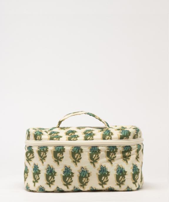 Trousse de toilette matelassée à motifs femme vue1 - GEMO (ACCESS) - GEMO