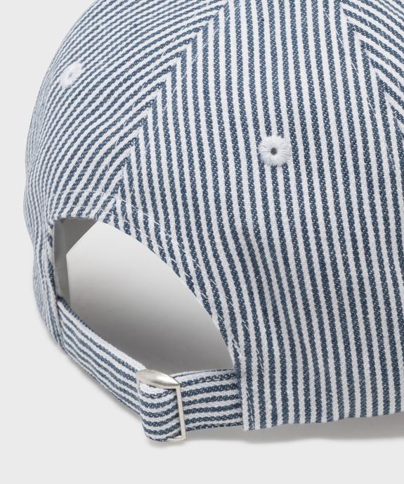 Casquette baseball à rayures femme - LuluCastagnette vue2 - LULU CASTAGNETT - GEMO