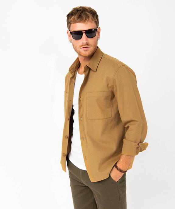 Sur-chemise en coton homme vue1 - GEMO 4G HOMME - GEMO