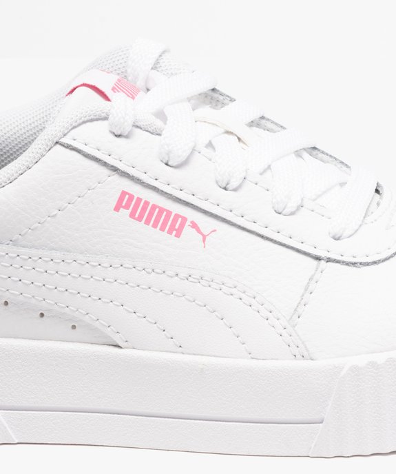 Tennis fille à semelle bicolore et lacets - Puma vue6 - PUMA - GEMO