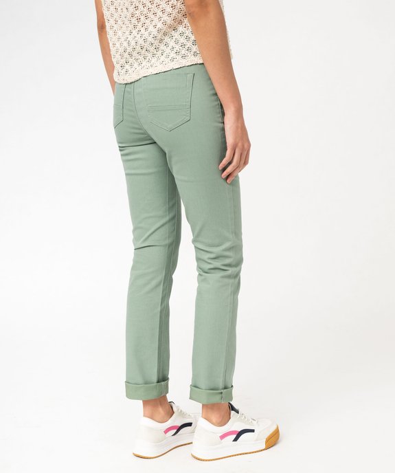 Pantalon coupe Regular taille normale femme vue3 - GEMO 4G FEMME - GEMO
