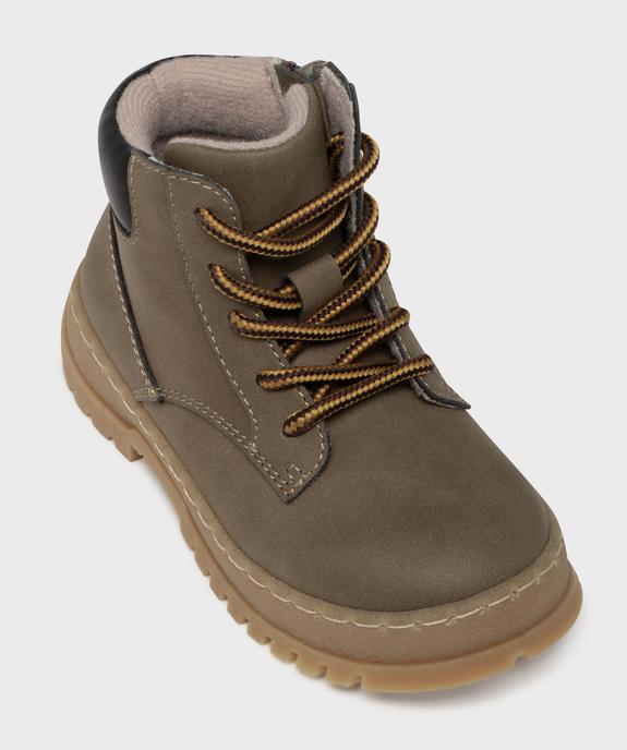Boots à semelle crantée bébé garçon - Buggy vue5 - BUGGY - GEMO