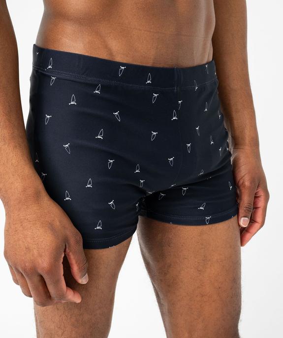 Maillot de bain imprimé char à voile homme  vue2 - GEMO 4G HOMME - GEMO