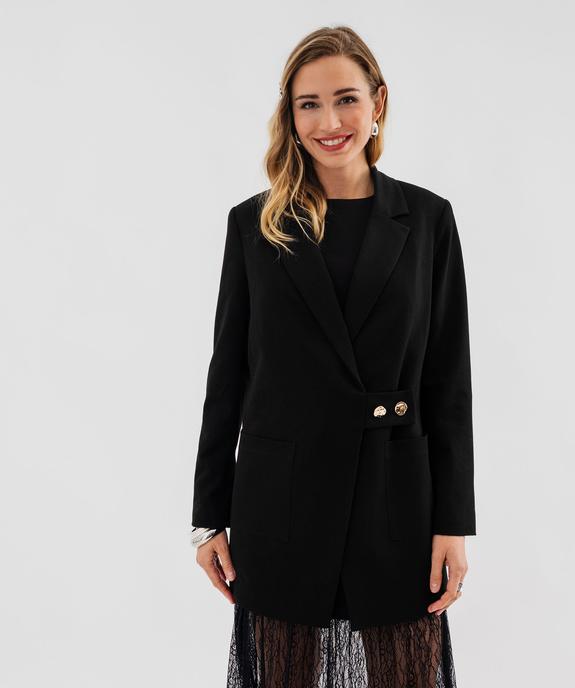 Blazer à fermeture fantaisie femme vue3 - GEMO(FEMME PAP) - GEMO