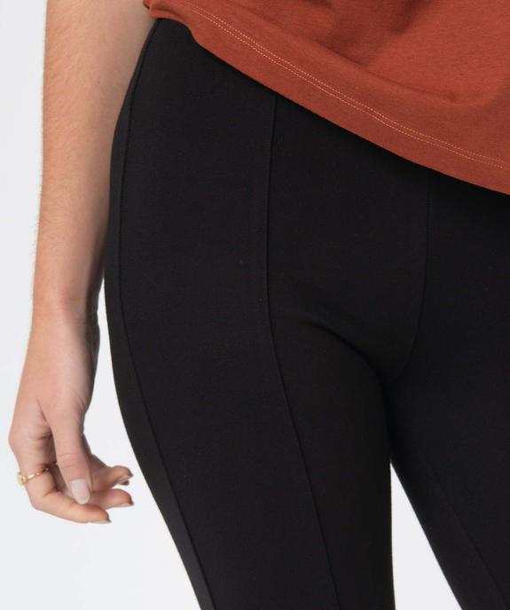 Leggings femme en maille Milano avec ceinture fantaisie vue2 - GEMO(FEMME PAP) - GEMO