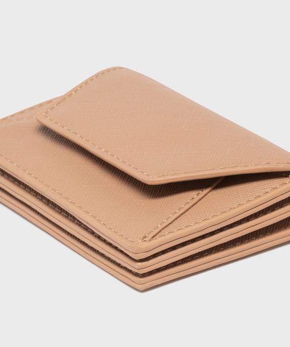 Porte-monnaie fermeture enveloppe femme vue2 - GEMO (ACCESS) - GEMO