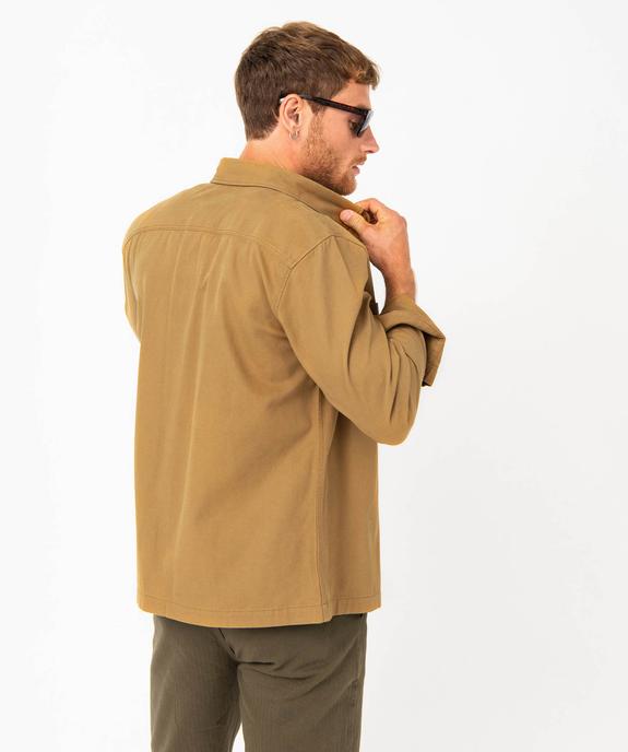 Sur-chemise en coton homme vue3 - GEMO 4G HOMME - GEMO