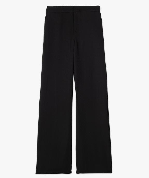 Pantalon fluide à micro motifs ton sur ton femme vue4 - GEMO(FEMME PAP) - GEMO