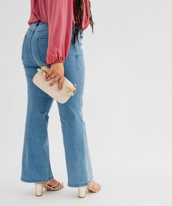 Jean Flare extensible taille normale femme grande taille vue3 - GEMO (G TAILLE) - GEMO