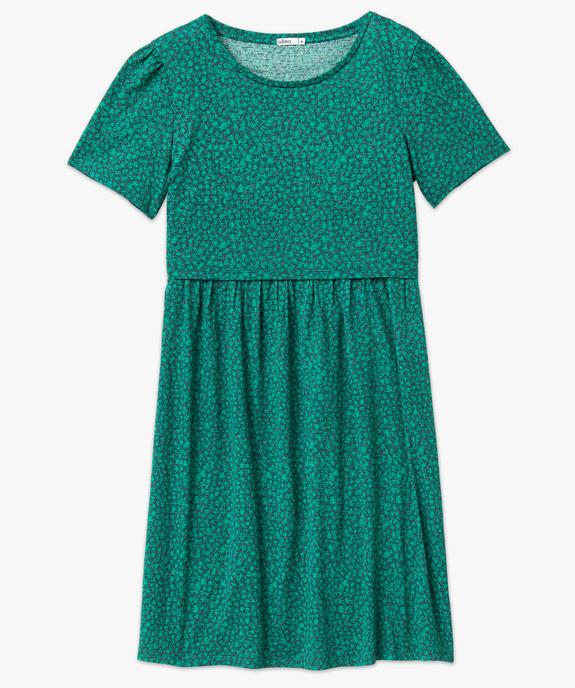 Robe de grossesse et d'allaitement en maille imprimée vue4 - GEMO (MATER) - GEMO