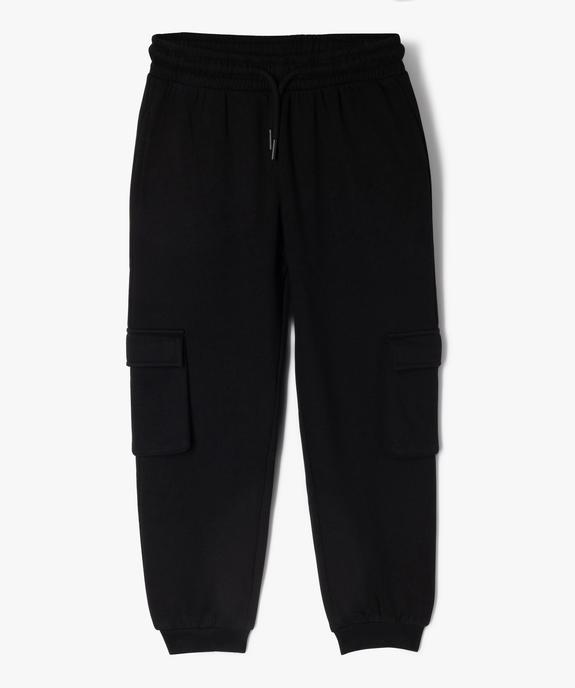 Pantalon de jogging avec poches à rabat fille vue1 - GEMO 4G FILLE - GEMO