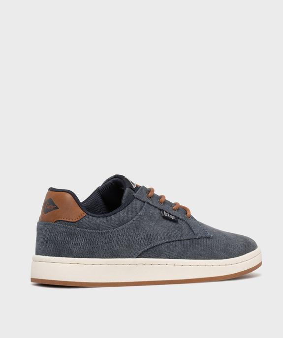 Tennis en toile tige basse avec lacets ronds homme - Lee Cooper vue4 - LEE COOPER - GEMO