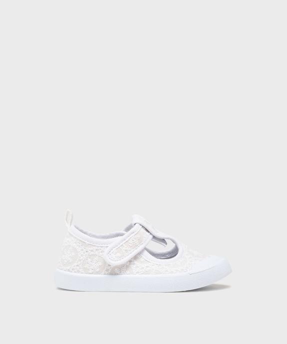 Tennis en toile à motifs coeurs fille - Lovely Wings vue1 - LOVELY WINGS - GEMO