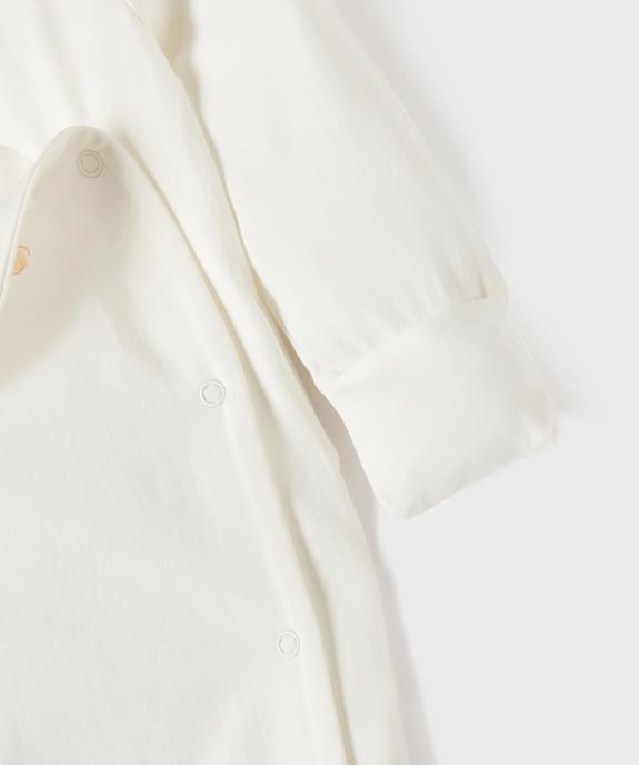 Ensemble 3 pièces bavoir, body et pyjama bébé vue4 - GEMO(BB COUCHE) - GEMO