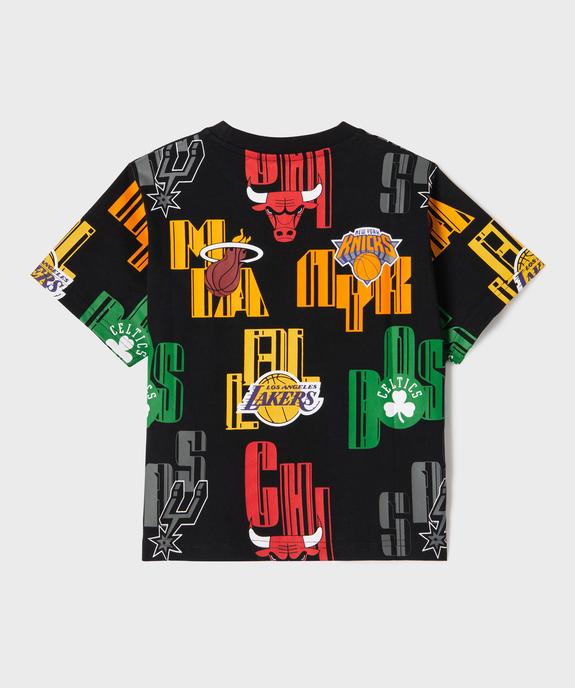 Tee-shirt manches courtes imprimé coupe oversize garçon - NBA vue3 - NBA - GEMO