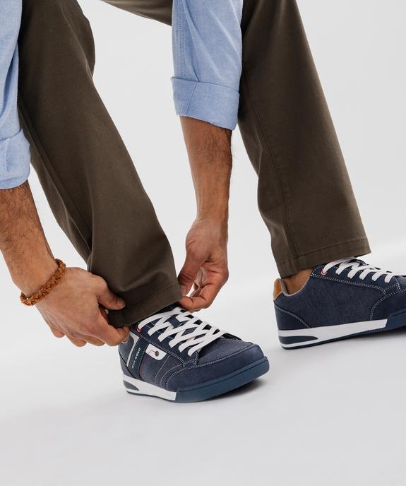 Baskets en toile denim homme - Urban Steps vue7 - URBAN STEPS - GEMO