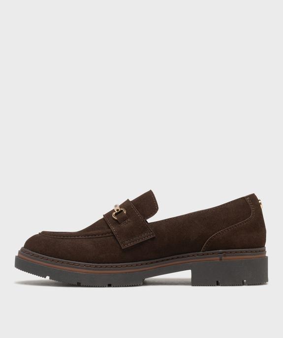 Mocassins en suédine femme - LuluCastagnette vue4 - LULUCASTAGNETTE - GEMO