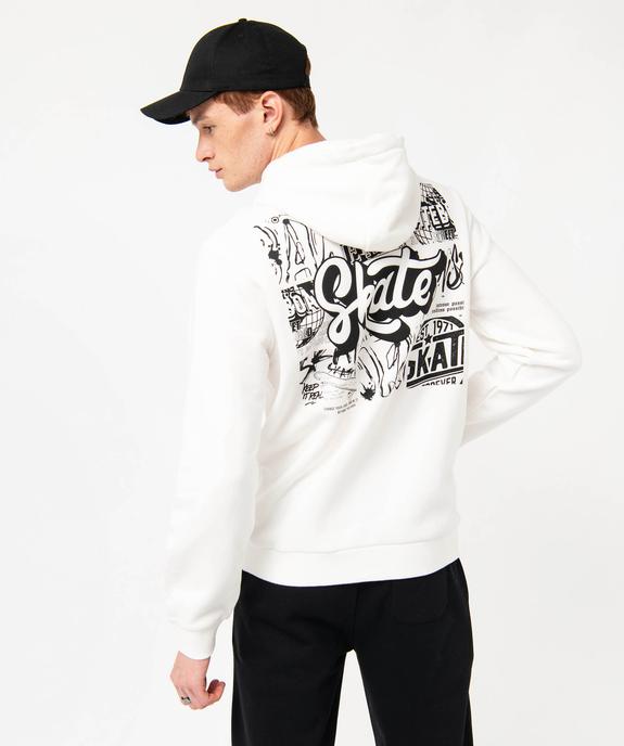 Sweat à capuche molletonné homme vue3 - GEMO 4G HOMME - GEMO