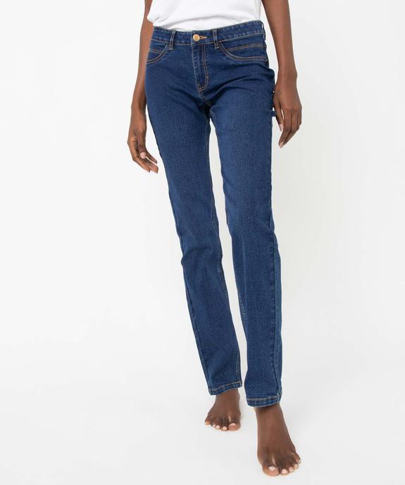 Jean femme coupe Regular stretch - L30 vue2 - GEMO 4G FEMME - GEMO