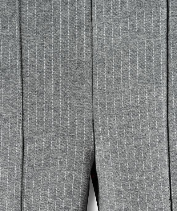 Pantalon rayé en maille coupe flare fille vue2 - GEMO (ENFANT) - GEMO