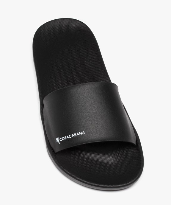 Mules de piscine femme unies à bandeau large - Copacabana vue5 - COPACABANA - GEMO