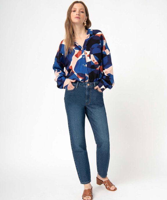 Jean femme coupe mon taille normale vue5 - GEMO 4G FEMME - GEMO