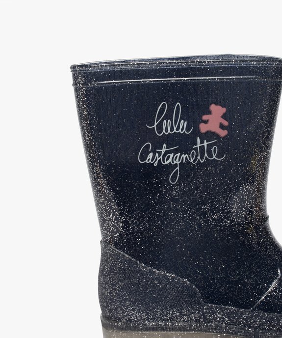 Bottes de pluie fille pailletées – LuluCastagnette vue6 - LULU CASTAGNETT - GEMO