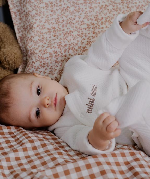 Pyjama dors-bien en jersey épais avec moufles intégrées bébé vue6 - GEMO(BB COUCHE) - GEMO