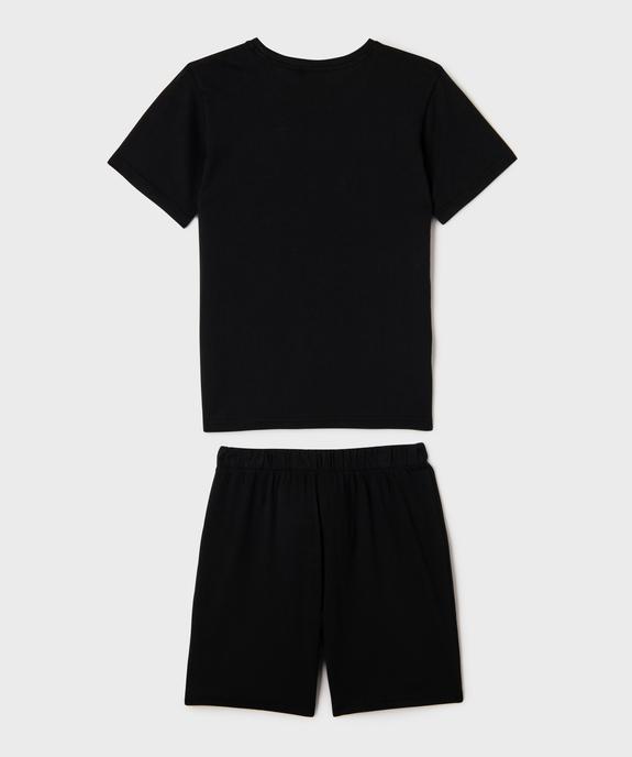 Pyjashort en coton imprimé garçon - Smiley World vue3 - SMILEY WORLD - GEMO