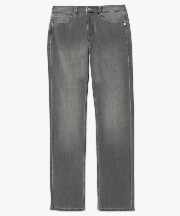 Jean coupe Straight délavé homme vue4 - GEMO 4G HOMME - GEMO