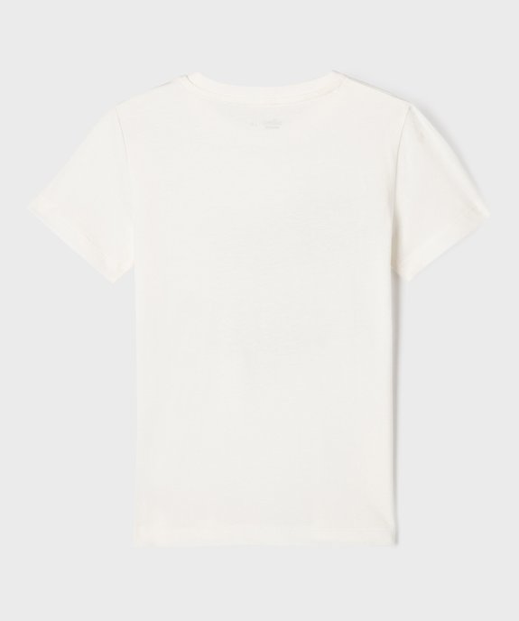Tee-shirt manches courtes avec motif animal garçon vue3 - GEMO 4G GARCON - GEMO