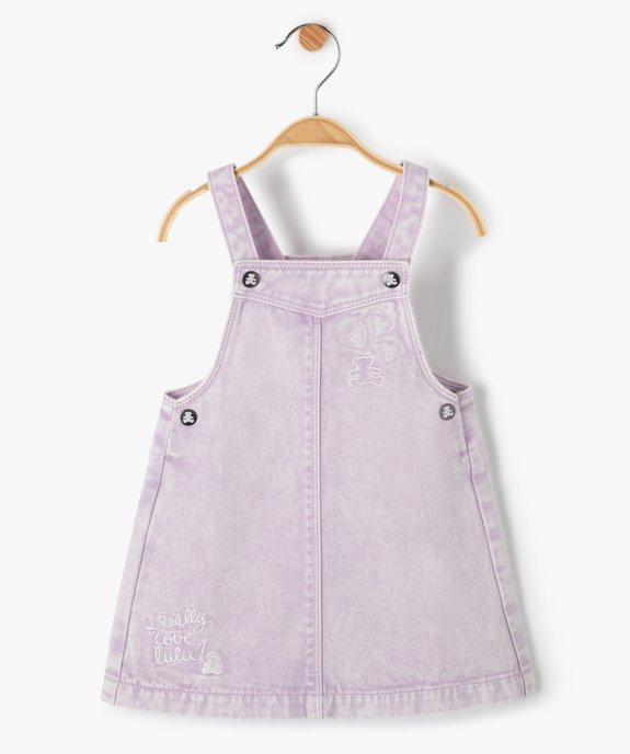 Robe bébé fille coupe salopette - LuluCastagnette vue1 - LULUCASTAGNETTE - GEMO