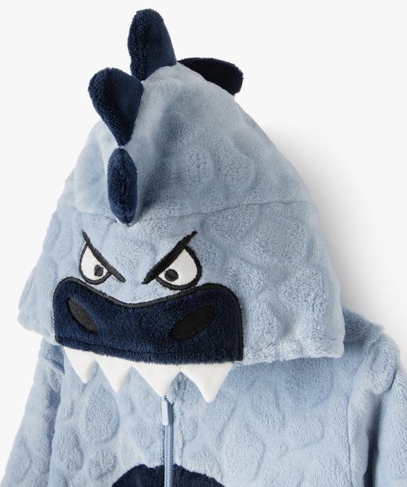 Combinaison d’intérieur en velours avec motif dragon enfant vue2 - GEMO (ENFANT) - GEMO
