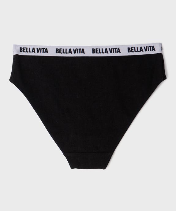 Shorty en coton stretch à large ceinture imprimée fille (lot de 3) vue3 - GEMO 4G FILLE - GEMO