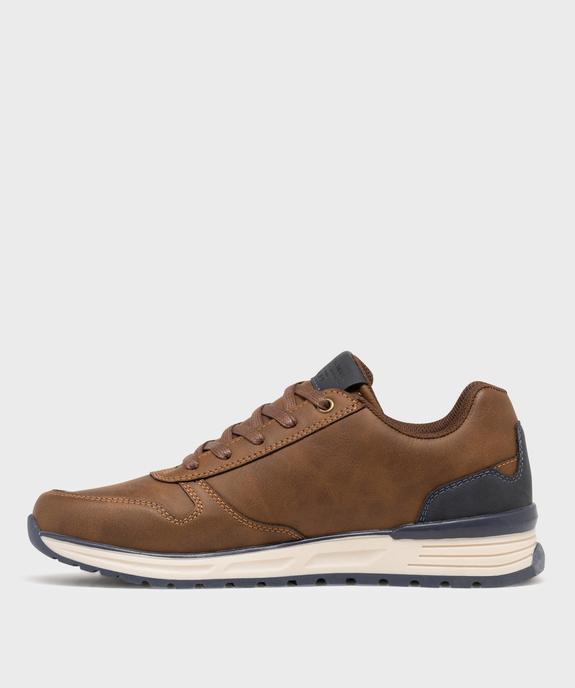 Baskets de ville look retro running homme vue3 - URBAN STEPS GEMO FOR GOOD - GEMO