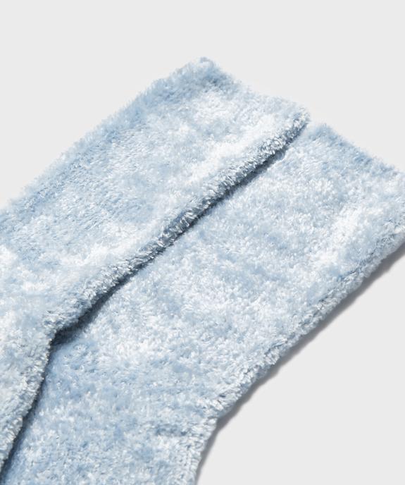 Chaussettes en maille chenille douce et épaisse femme vue2 - GEMO 4G FEMME - GEMO