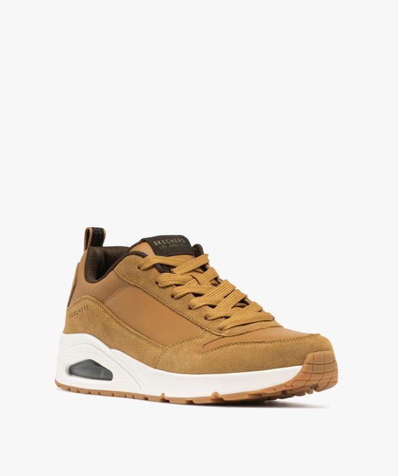 Sneakers homme à semelle bulle Uno - Sketchers vue2 - SKECHERS - GEMO