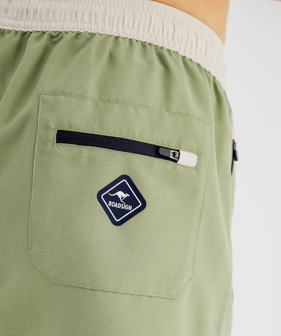 Short de bain bicolore homme - Roadsign vue5 - ROADSIGN GEMO FOR GOOD D - GEMO