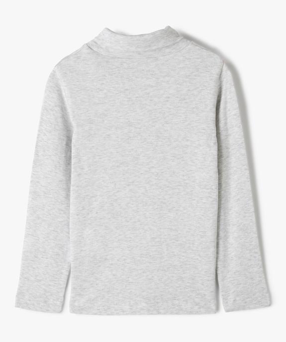 Tee-shirt garçon imprimé à manches longues et col roulé vue4 - GEMO (ENFANT) - GEMO