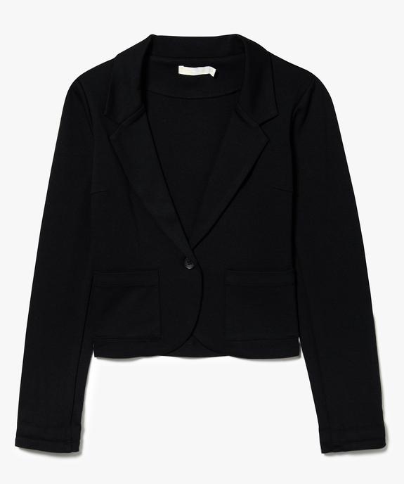 Veste courte cintrée extensible vue1 - GEMO (JUNIOR) - GEMO