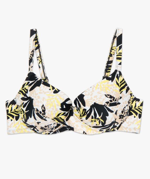 Haut de maillot de bain femme grande taille emboitant vue4 - GEMO (PLAGE) - GEMO