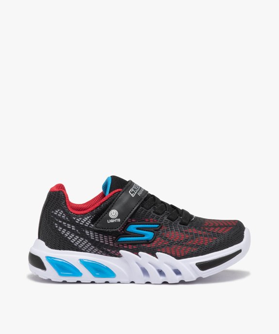 Baskets garçon style running à semelle lumineuse - Skechers vue1 - SKECHERS - GEMO