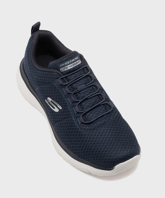 Baskets basses en mesh à semelle légère homme - Skechers vue5 - SKECHERS - GEMO